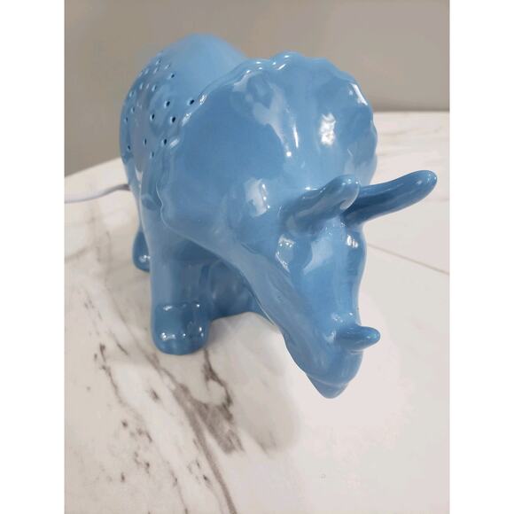 Dinosaur Table Lamp Blue Stegosaurus Target Boy Bedroom Nursery Night Light - Picture 2 of 5